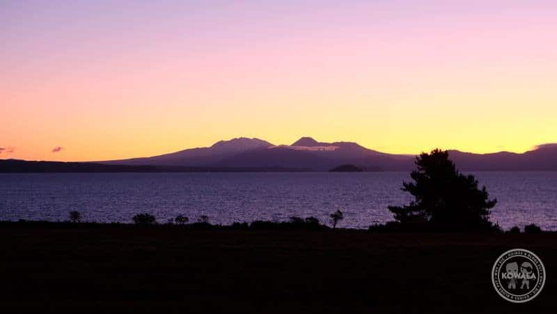 Couchsurfing Nouvelle-Zelande coucher soleil
