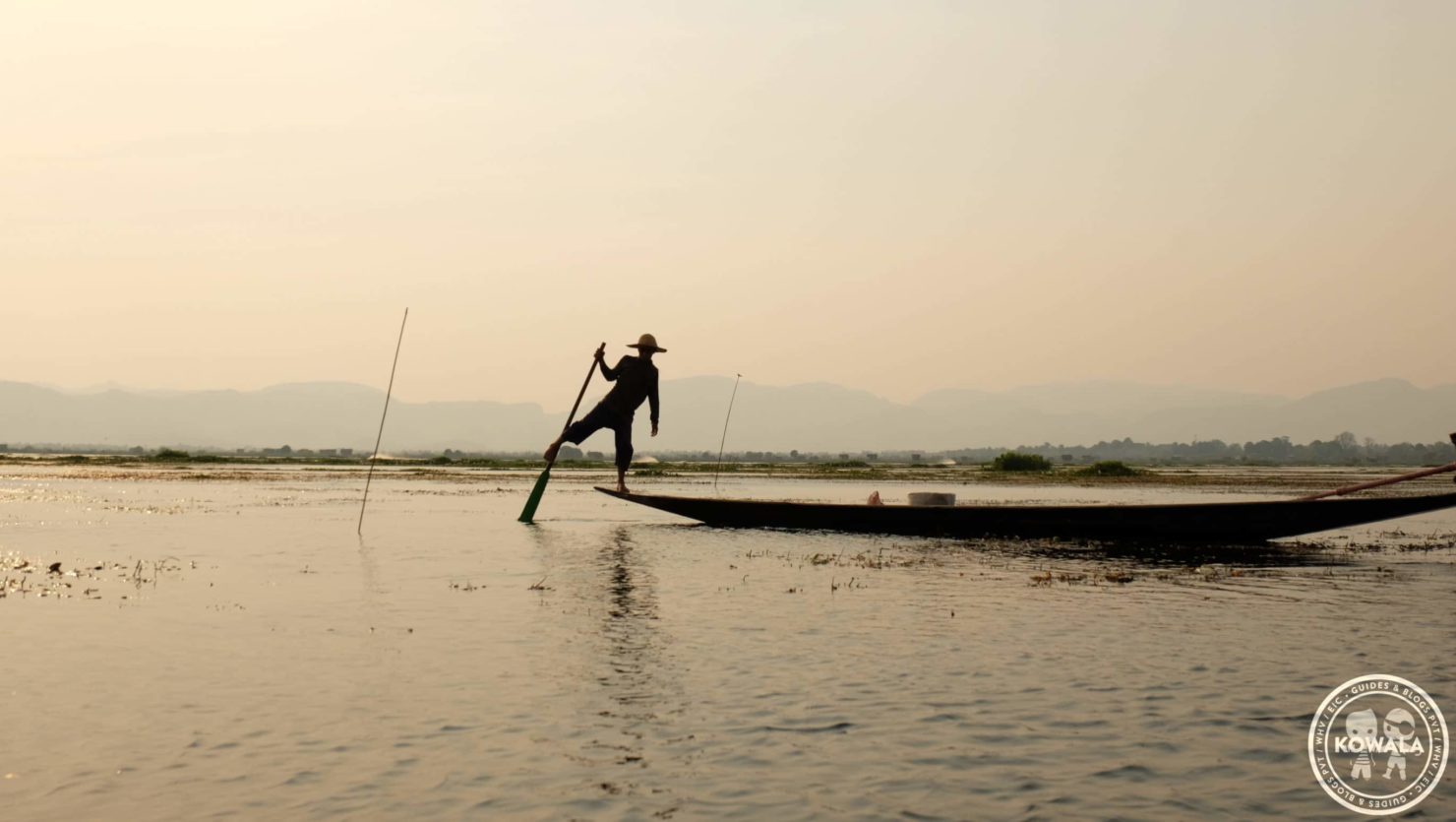Pêcheur traditionnel sur le lac Inle