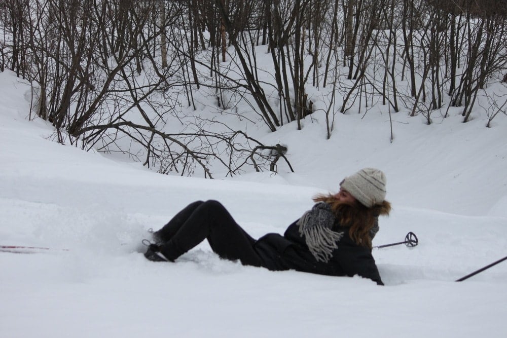 activité hiver quebec chute ski fond