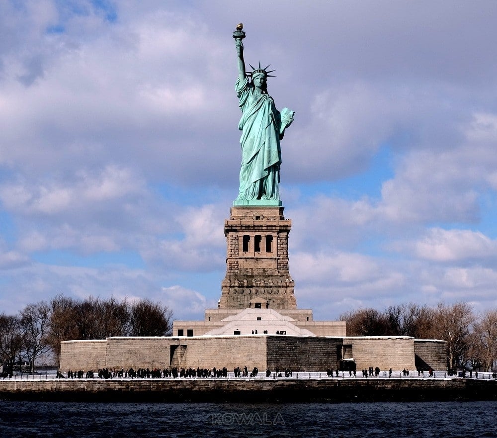 visite de New York en hiver et en 5 jours : statue de la liberté