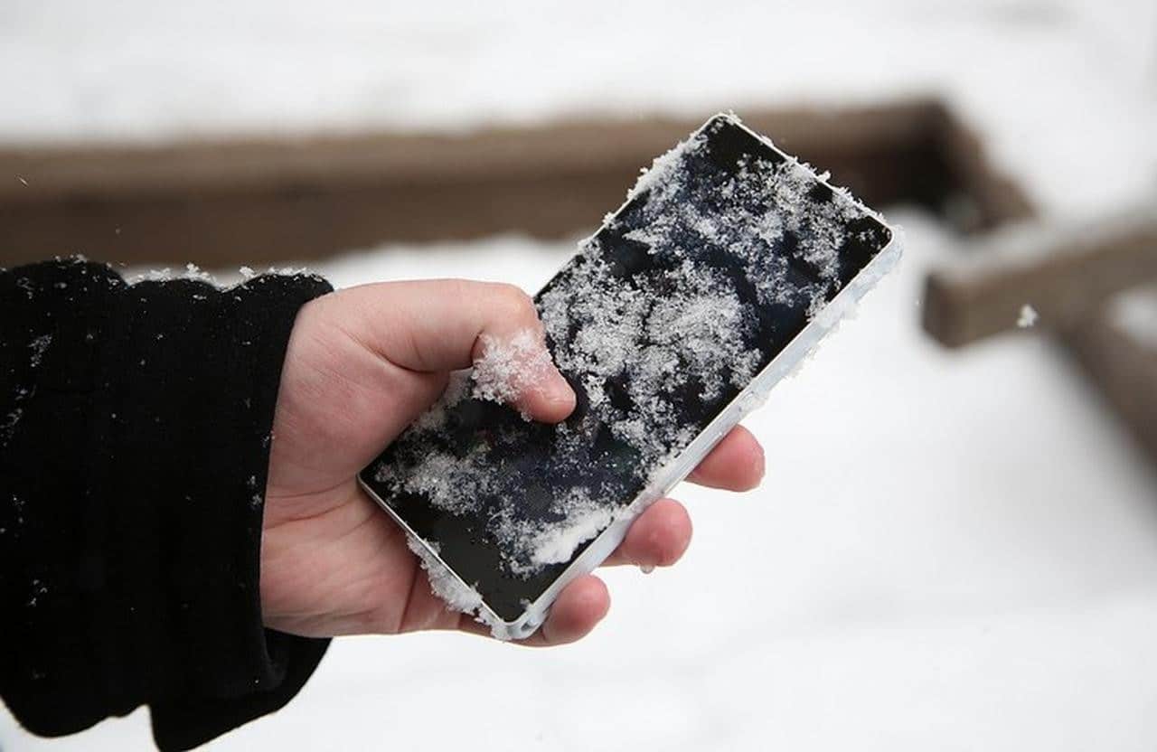 Le froid tue la batterie des téléphones mobiles