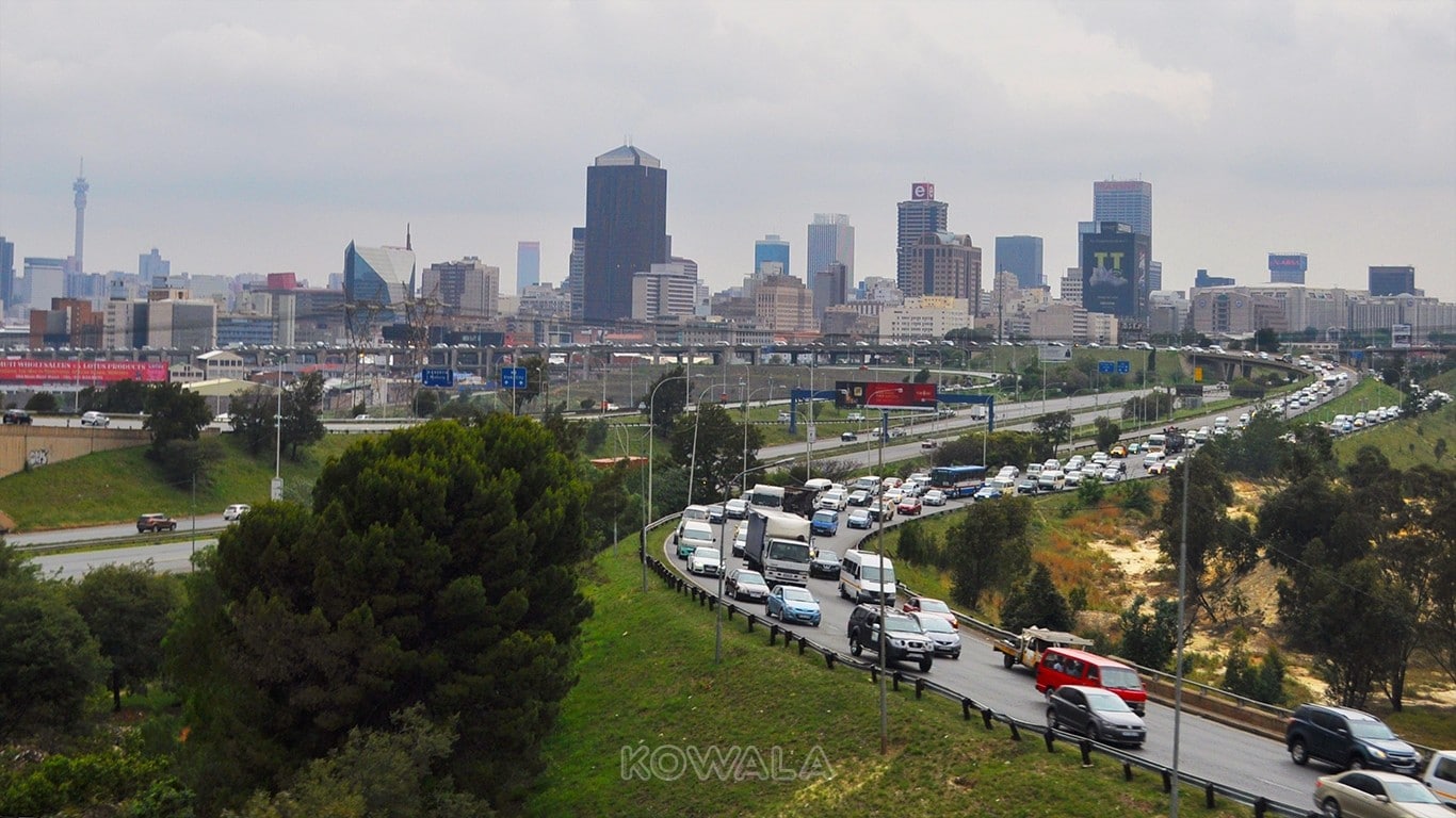 voie accès Johannesburg