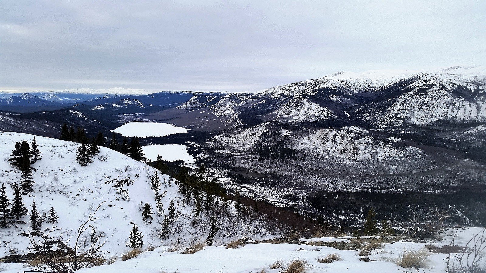 randonnées en hiver au Yukon - Vista summit