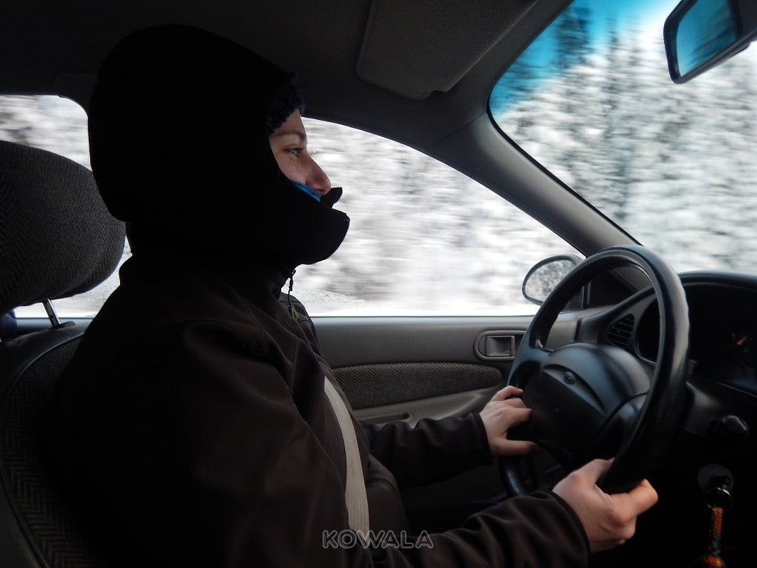 conduite hivernale, Yukon, Canada