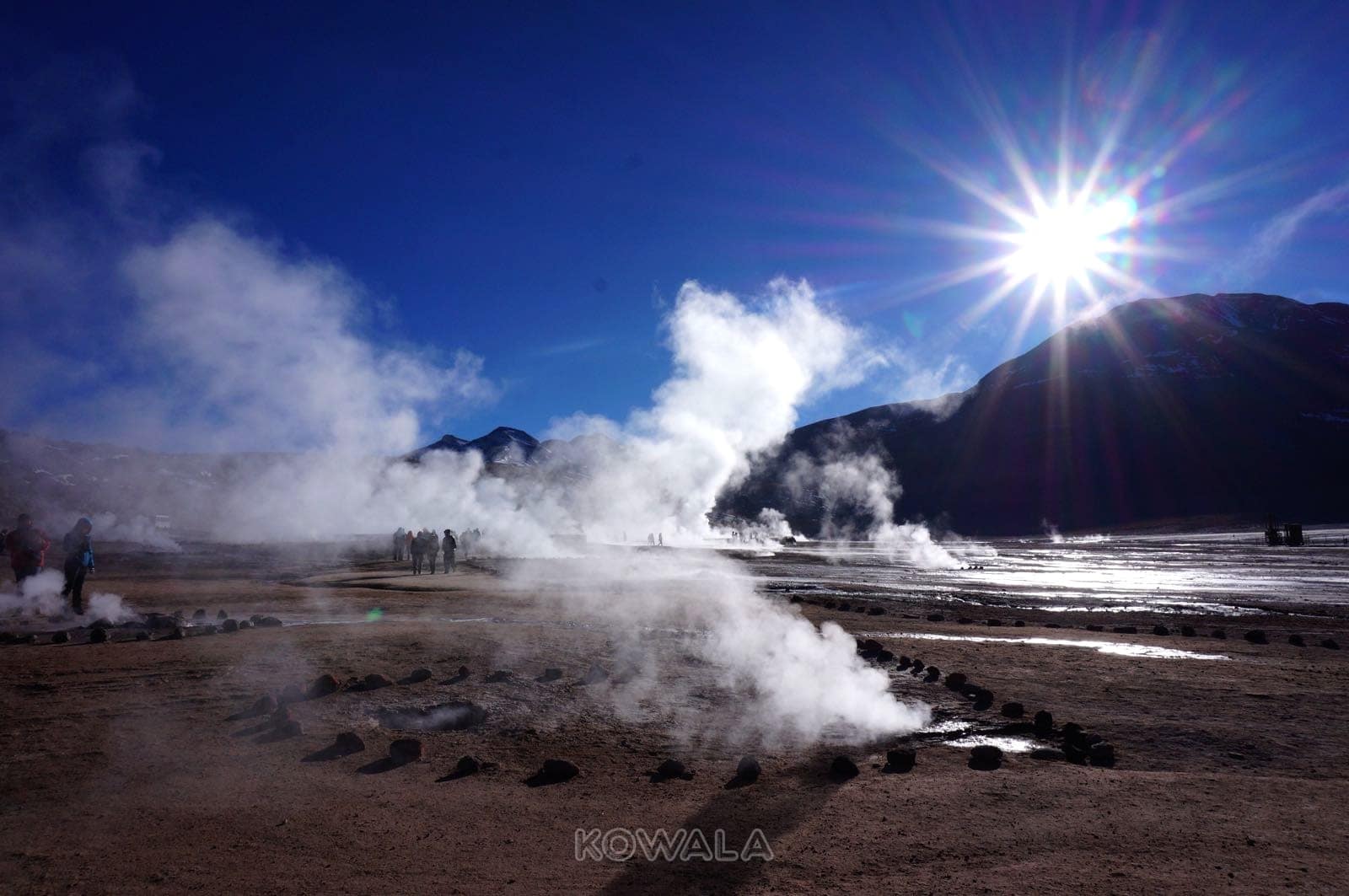 Les geysers del Tatio, près de San Pedro de Atacama. 