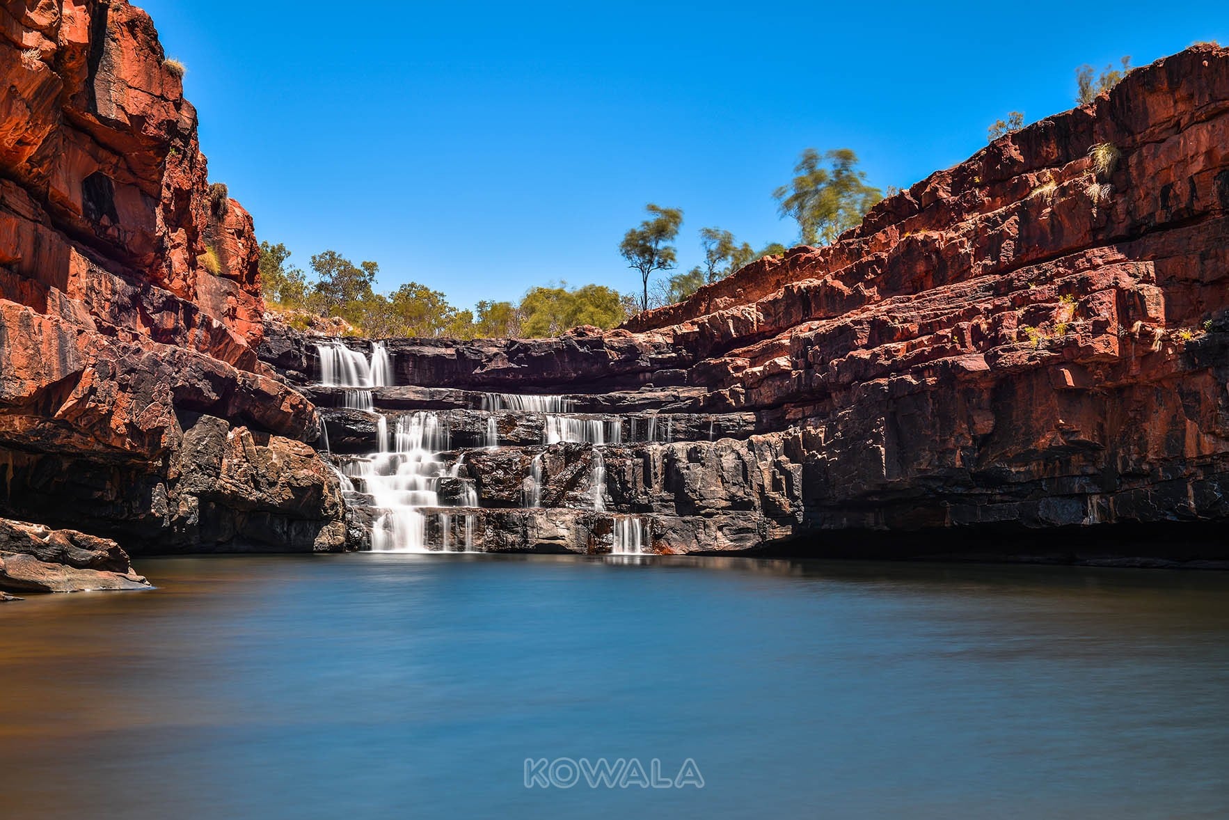 Bell gorge kimberley wa australia australie gibb river road GRR road trip backpacker pvt whv waterfall cascade water