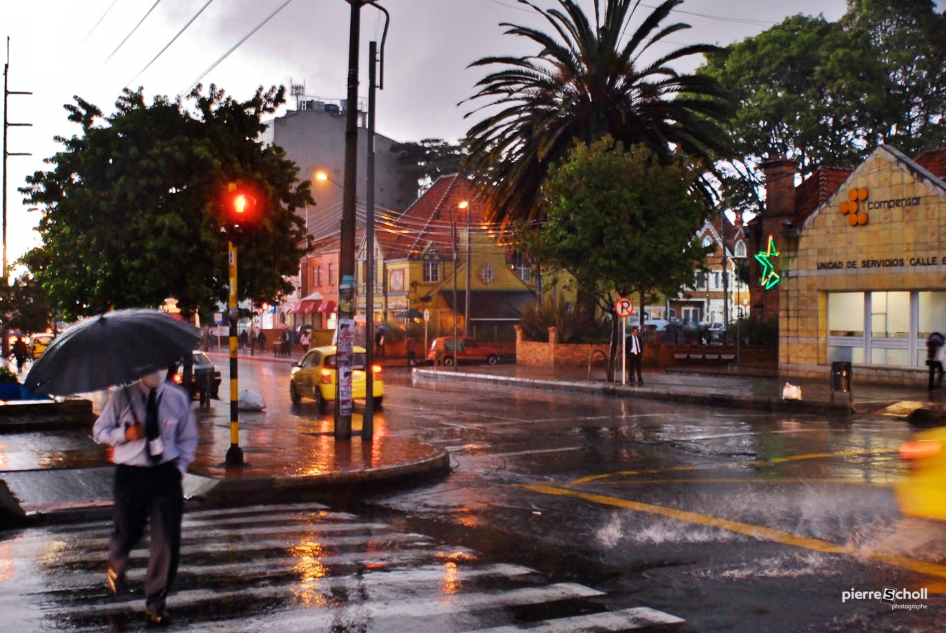 Bogotá sous la pluie