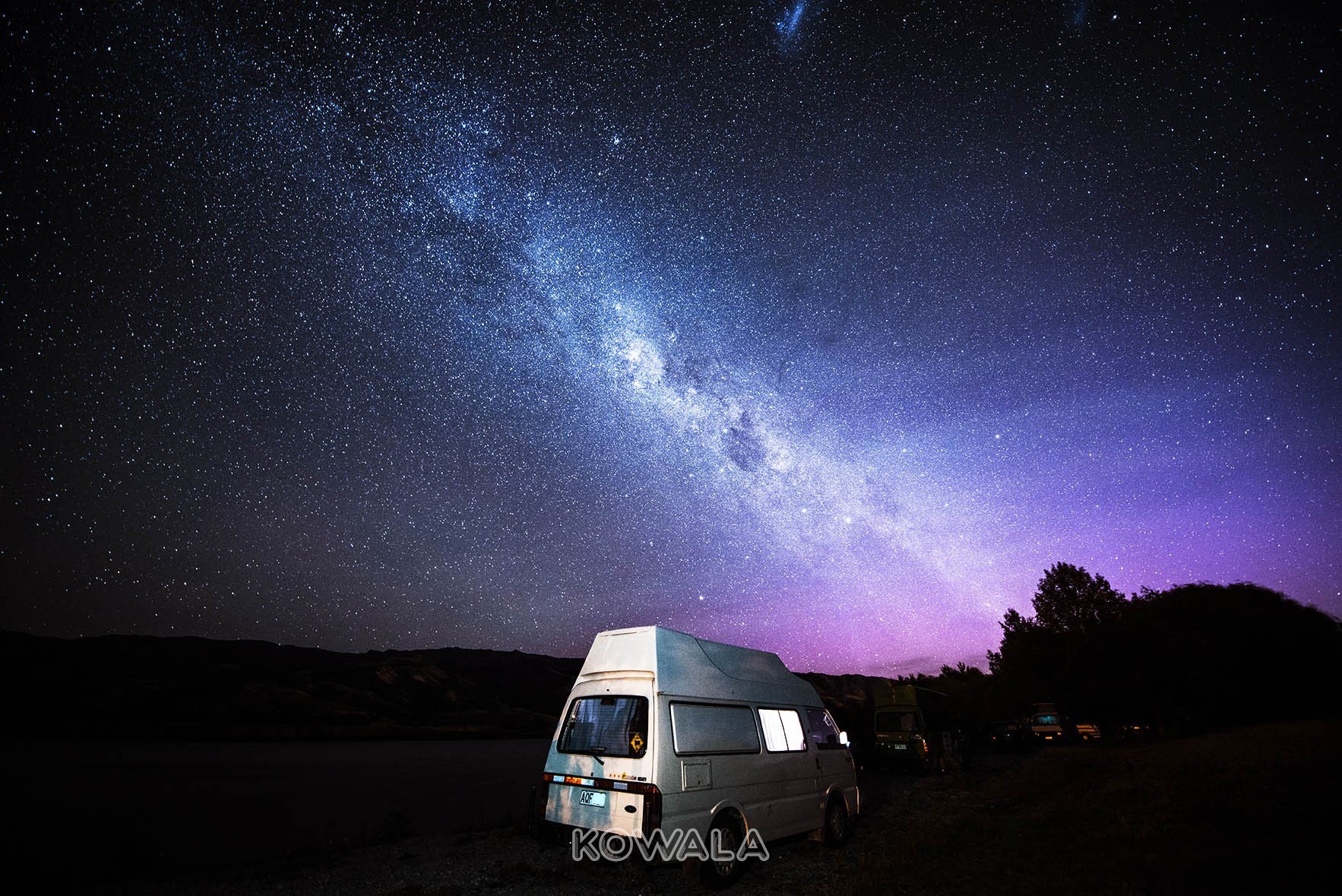 Milky way voie lactée pvt nouvelle zelande new zealand whv road trip backpacker world planet country voyage aoteroa NZ camping