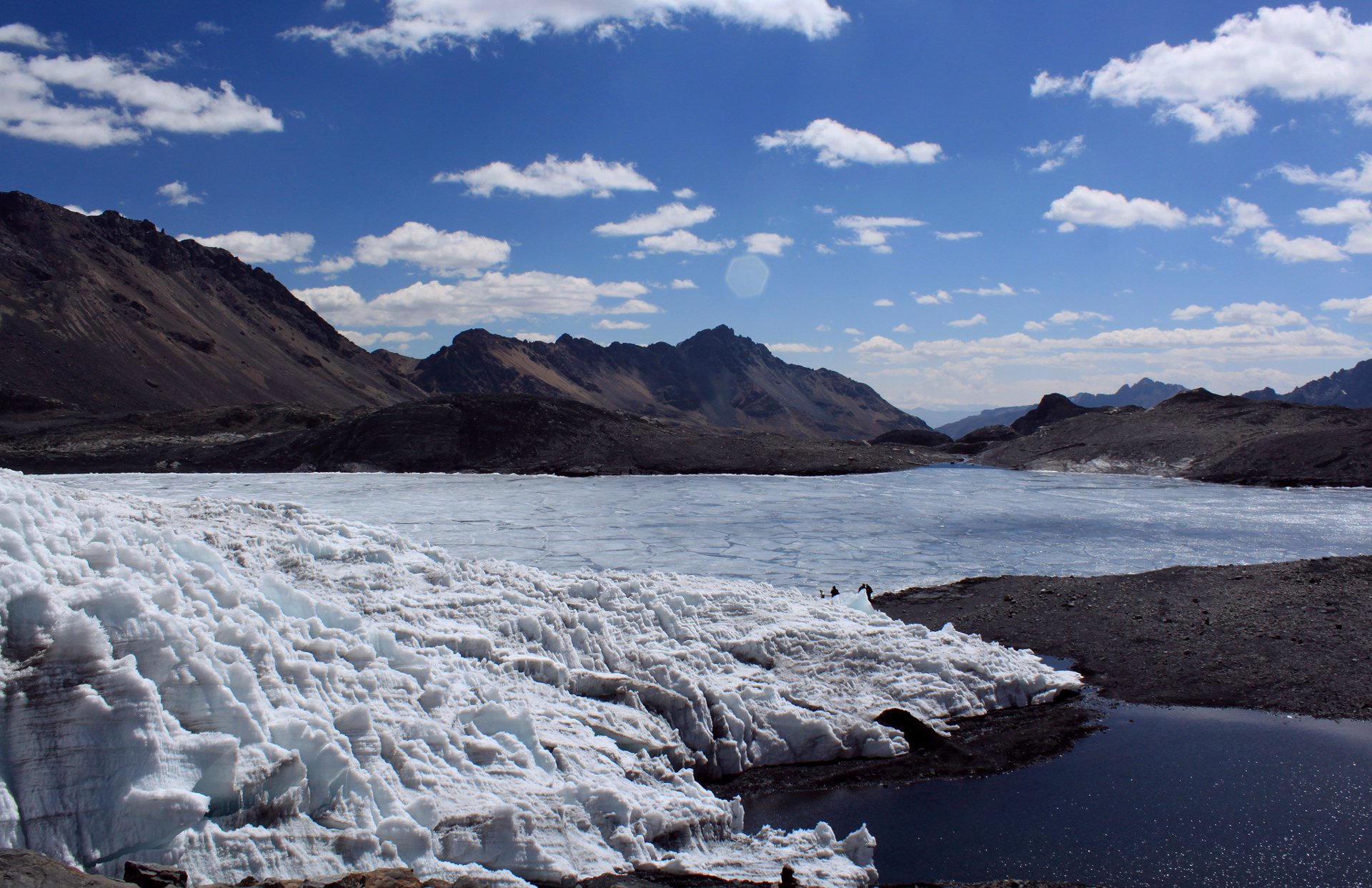 Le glacier d'Huascarán, près d'Huaraz, au Pérou